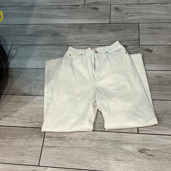 Vintage modern basics white jeans - Picture 1 of 3